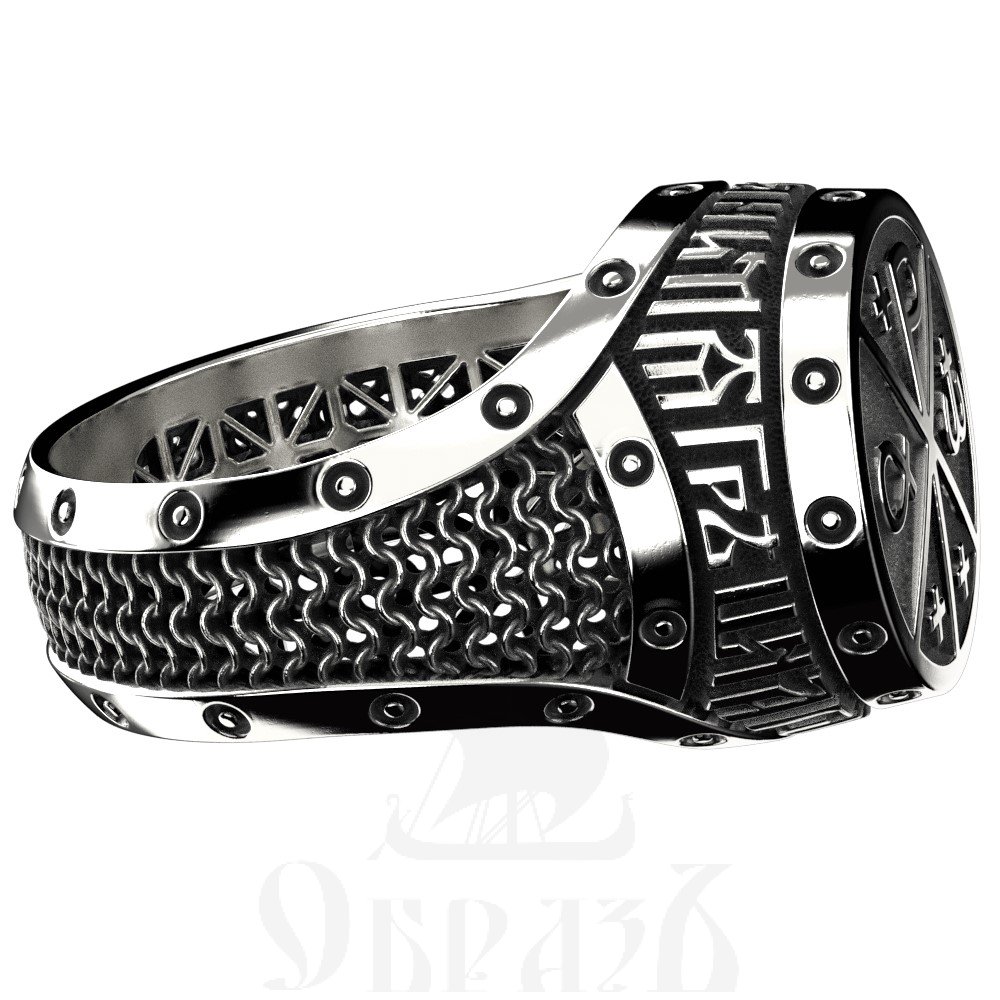 кольцо «печать веры» серебро 925 пробы (арт. 108.5028)